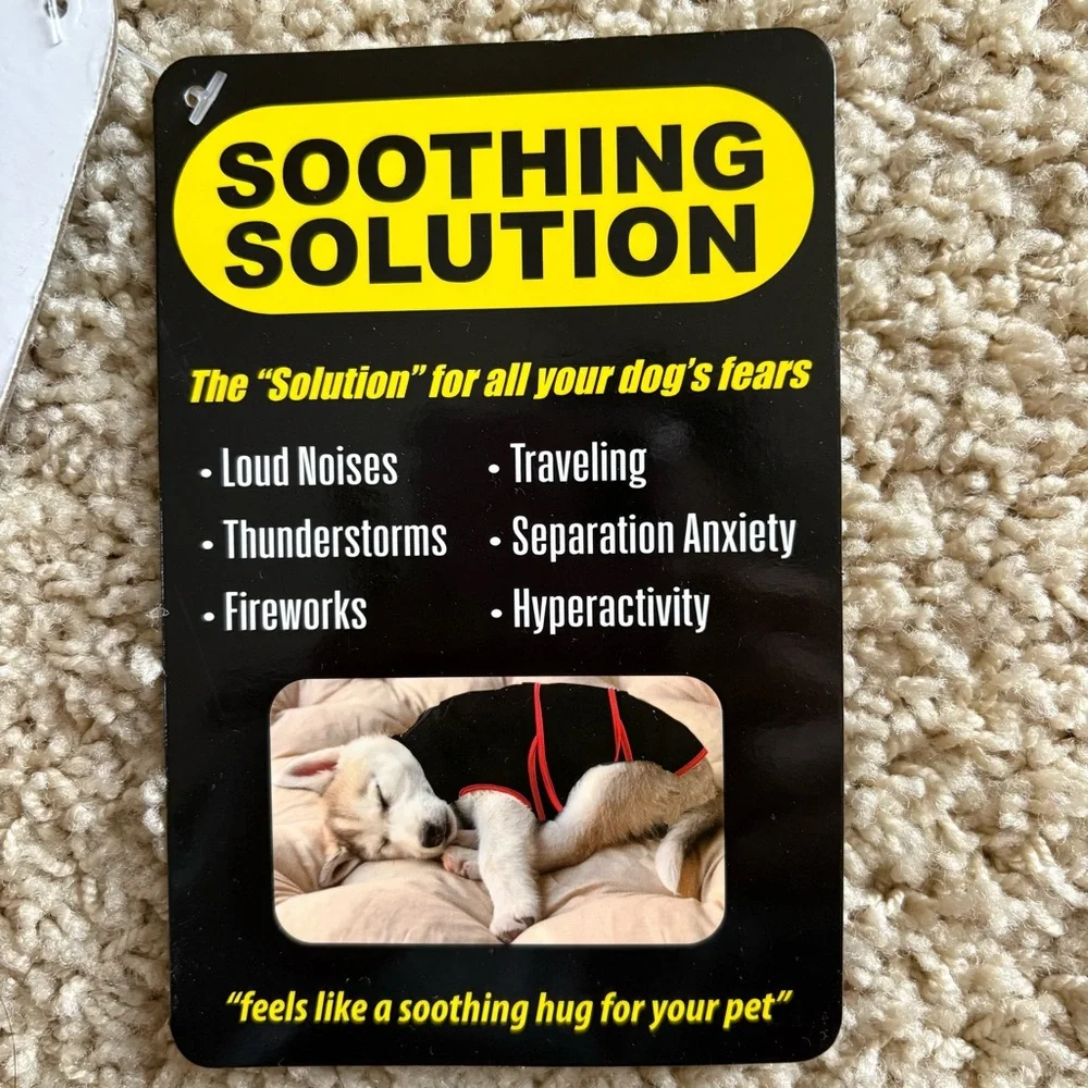 Michigan State Petwear Anti Anxiety Dog Cat Comfort Size SMALL Machine Washable